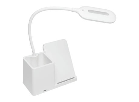 LIGHT & CHARGE - Schreibtisch-Lampe mit Ladestation Werbeartikel