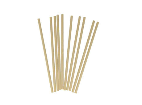 Papierstrohhalm 10er Set "Natur" Werbeartikel