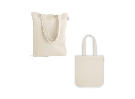 GIRONA. TraTragetasche aus Baumwolle (50%), recycelter Baumwolle (30%) und polyester (20% rPET) (220 g/ m²) bedrucken