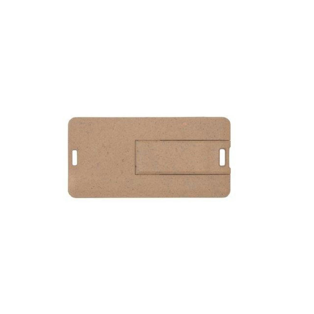 Product image USB-Stick Mini Credit Card 6 eco USB 2.0 COB 1 ungefärbt Werbeartikel