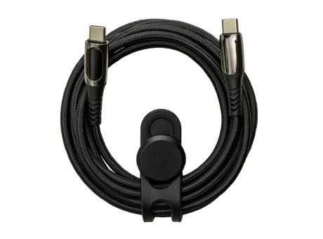 USB-C Kabel mit Display und Kabelbinder REEVES-CONVERTICS DIGITAL bedrucken