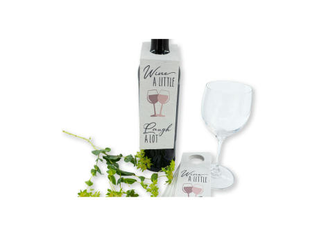 Bottle Hanger Seed Paper 80 gr Werbeartikel