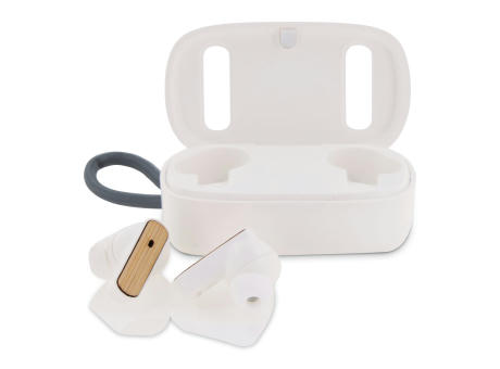 TWS Earbuds bamboo Werbeartikel