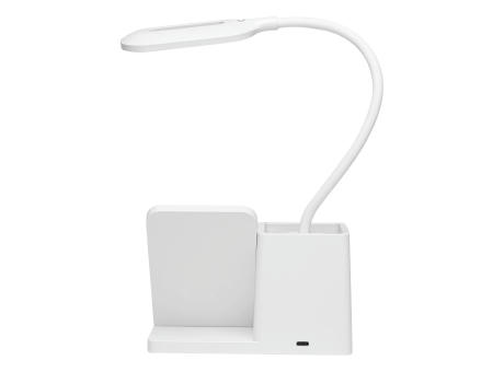 LIGHT & CHARGE - Schreibtisch-Lampe mit Ladestation Werbeartikel