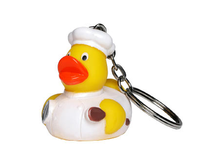 Schlüsselanhänger Ente Koch bedrucken