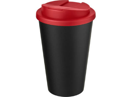 Americano® Eco 350 ml recycelter Becher mit auslaufsicherem Deckel bedrucken
