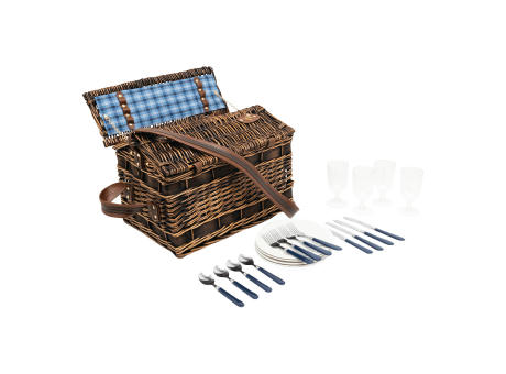 SUMMERTIME - Weiden-Picknickkorb Werbeartikel
