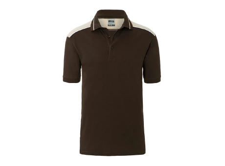 Men's Workwear Polo - COLOR - - Pflegeleichtes und strapazierfähiges Polo mit Kontrasteinsätzen bedrucken