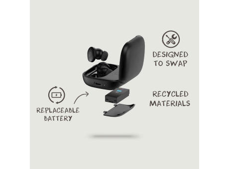 Lakewood RCS recycelte und reparierbare kabellose Ohrhörer Werbeartikel