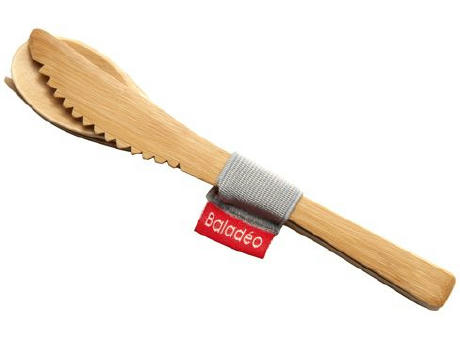 Product image 3-teiliges Besteckset 'Nagano' aus Bambus Werbeartikel