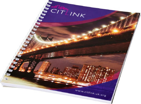 Product image Desk-Mate® A4 Notizbuch mit Spiralbindung Werbeartikel