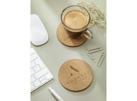 Cork Coaster Set Untersetzern Werbeartikel