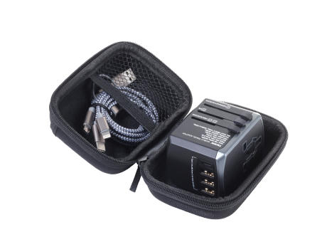TROIKA Reiseadapter-Set TROIKA WORLD TRAVEL ADAPTER Werbeartikel