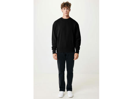 IQONIQ Kruger Relax-Rundhals-Sweater aus recycelt. Baumwolle bedrucken