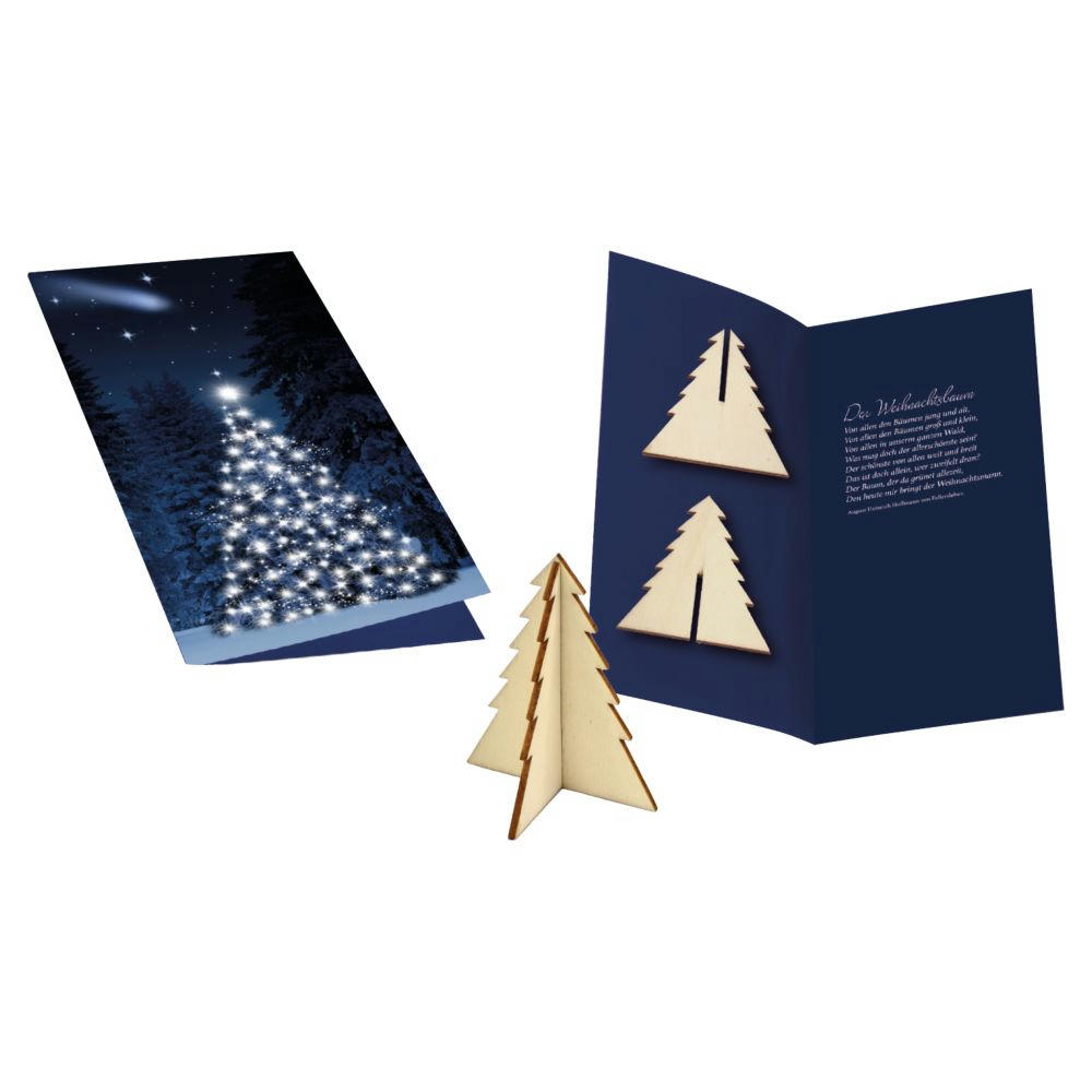 Product image Weihnachtskarte Wintertanne Werbeartikel
