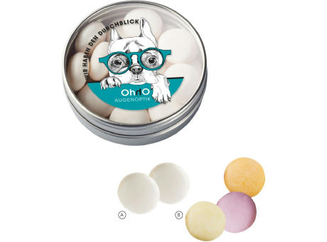 Product image Klarsichtdose mit mentos Werbeartikel