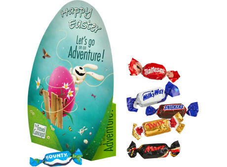 Konturen-Schachtel "Ei" mit Celebrations® Werbeartikel