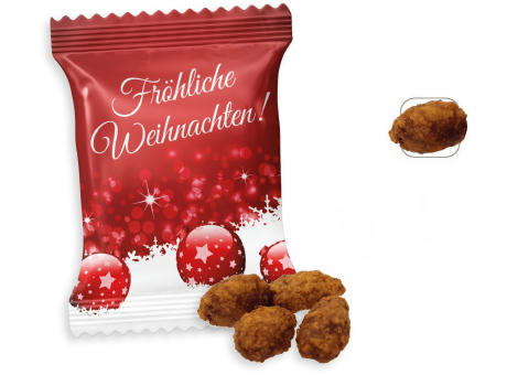 Gebrannte Mandeln Werbetüte,   10 g, Inhalt: Gebrannte Mandeln bedrucken