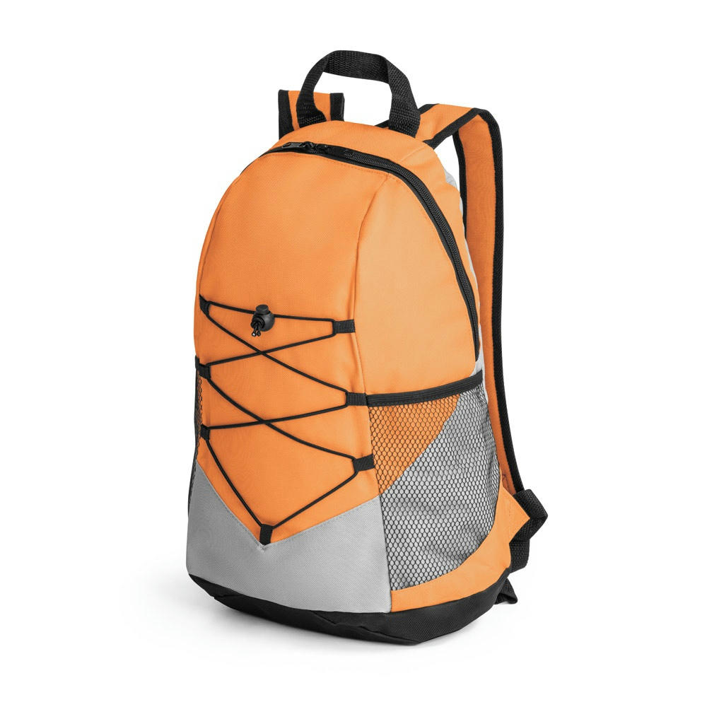 TURIM II. Rucksack aus 600D recyceltes Polyester Werbeartikel