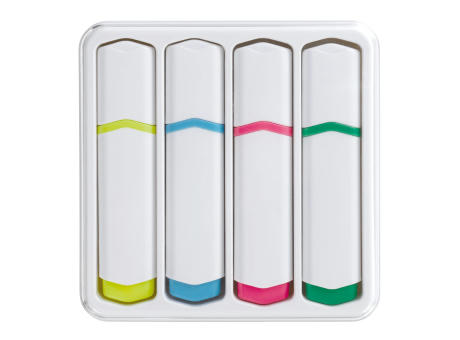 Textmarkter Set 4St. bedrucken