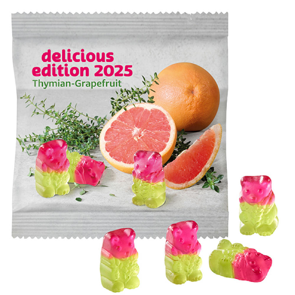 Product image Vegane Thymian-Grapefruit Bärchen Werbeartikel