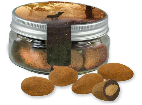 Schokomandeln mit Zimt, ca. 80g, Sweet Dose Mini bedrucken