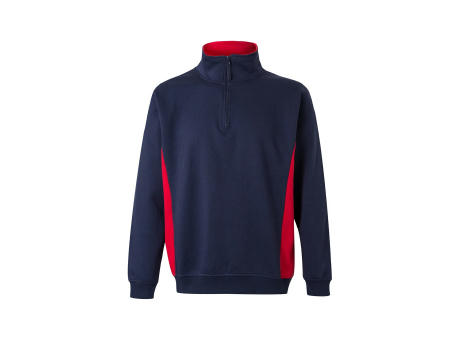 VL SVAROG. Zweifarbiges Frottee-Sweatshirt (260 g/m²), aus Polyester (65 %) und Baumwolle (35 %) bedrucken