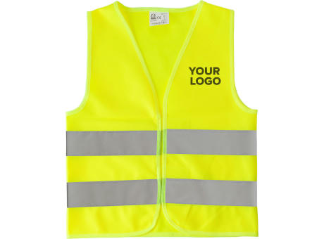 Polyester (75D) Kindersicherheitsjacke Clara Werbeartikel