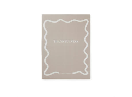 VINGA Thankfulness GRS-recyceltes Papierjournal bedrucken