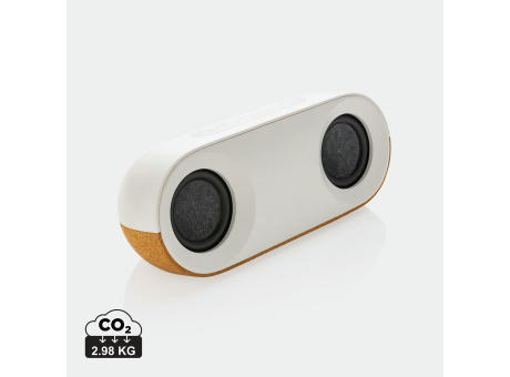 Product image Oregon 10W Lautsprecher aus RCS recyc. Kunststoff und Kork Werbeartikel
