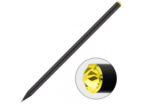 schwarz, Kristall dunkelgelb