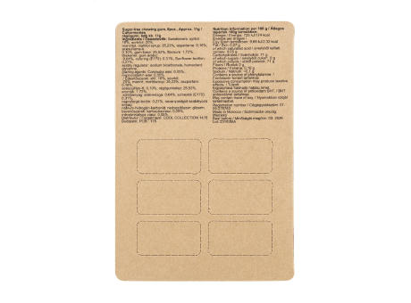 Kaugummi in individueller Verpackung CreaChew Deluxe Eco Werbeartikel