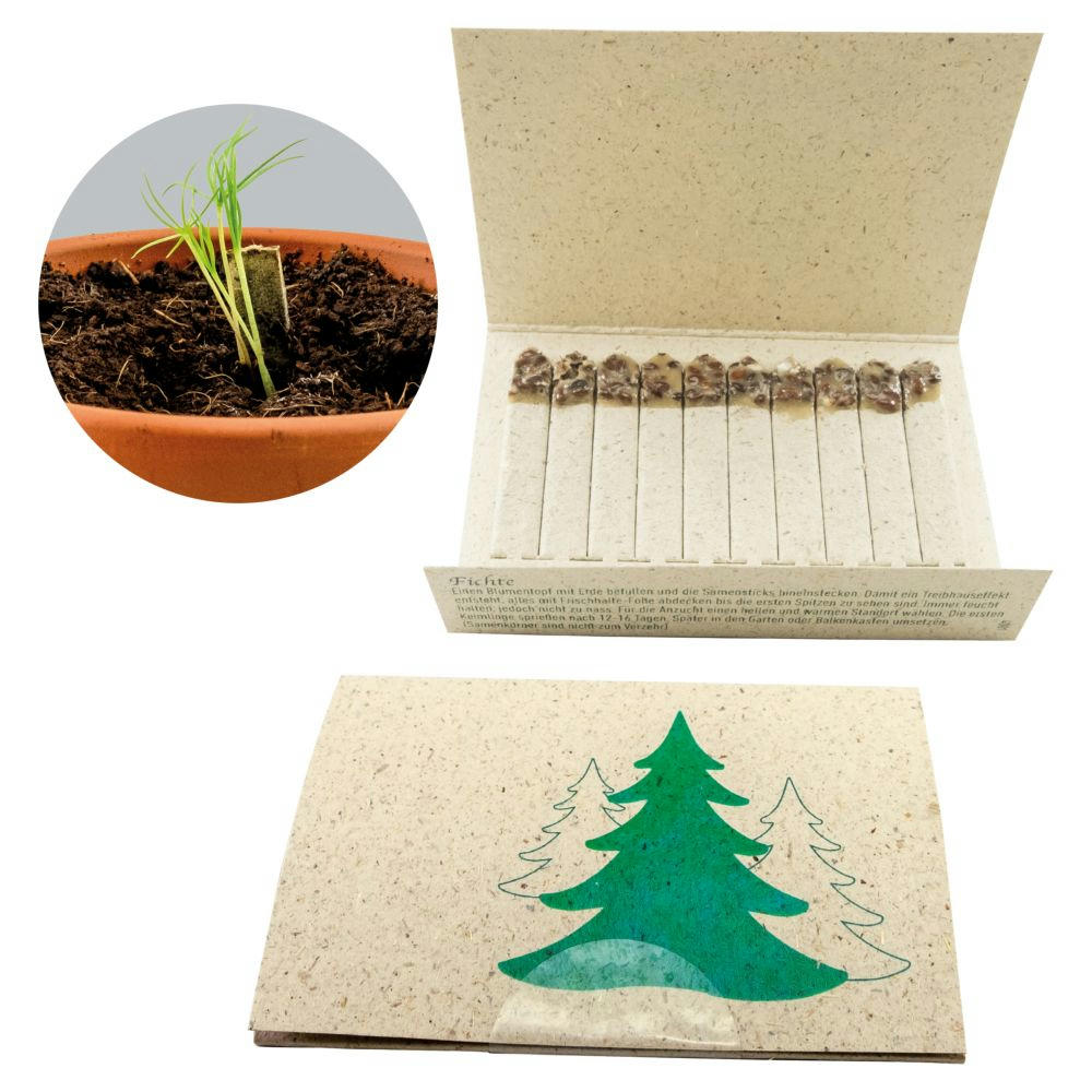 Product image Samen-Booklet Fichte Werbeartikel
