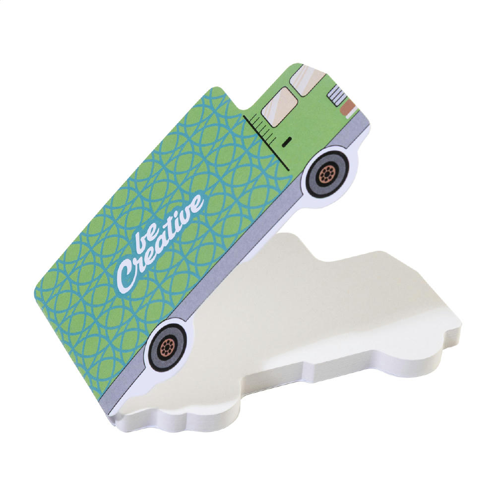 Product image Individueller Haftnotizblock CreaStick Truck Werbeartikel