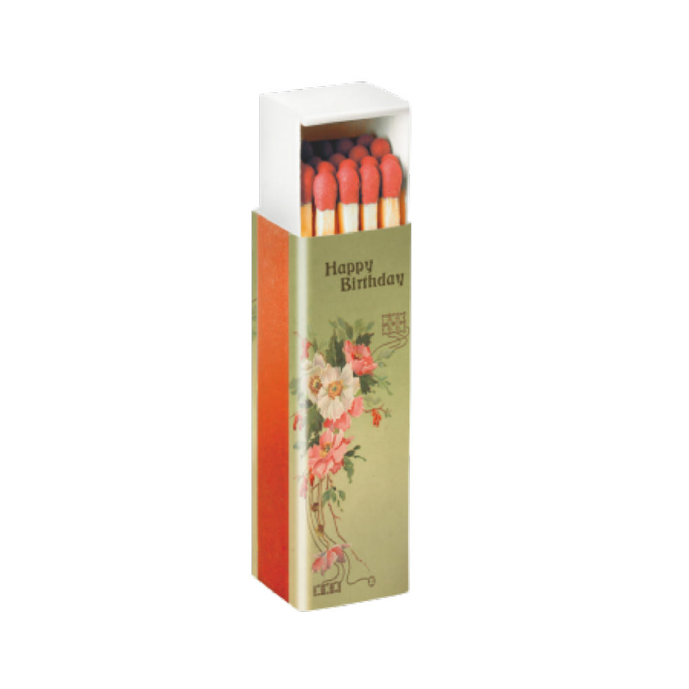 Product image Streichholzschachtel mit 20 Streichhölzern MATTES Finish und 4-c-Druck Werbeartikel