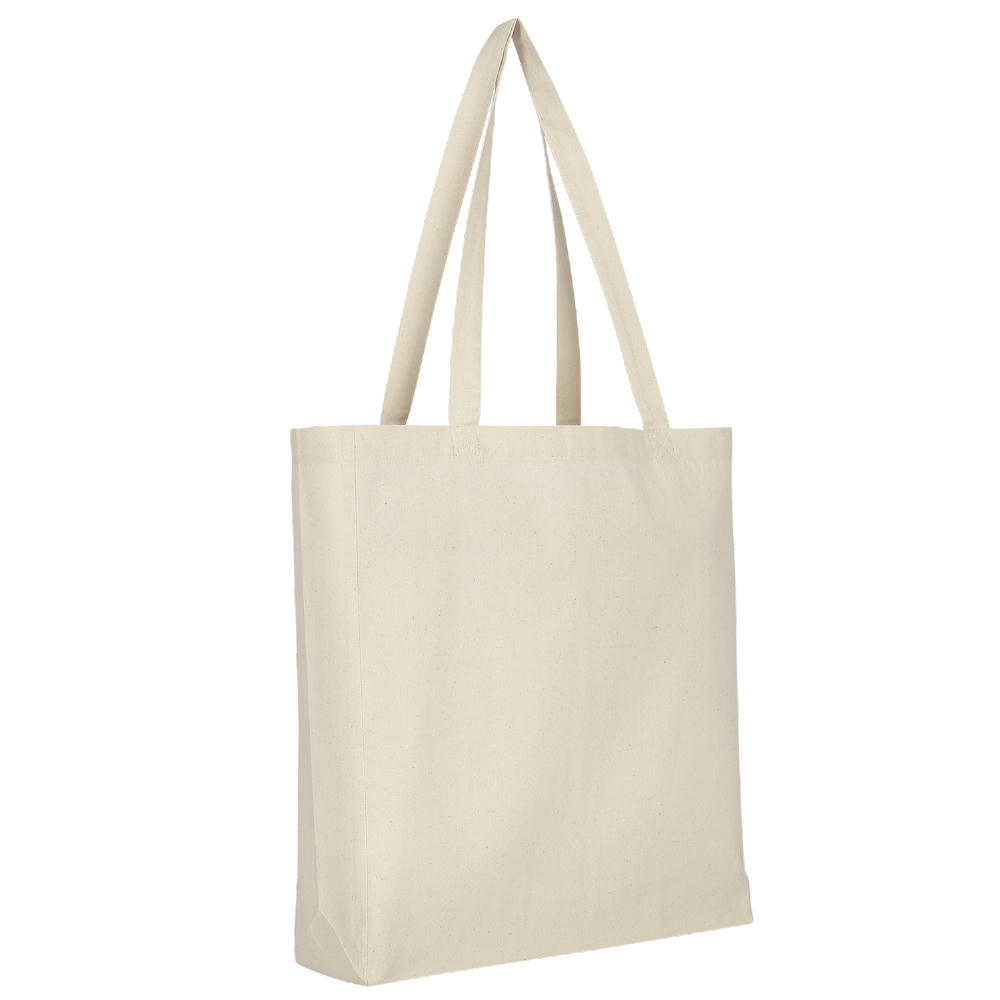 T10013-TEXXILLA Baumwolltasche CLASSIC mit zwei langen Henkeln, Boden- und Seitenfalte, ca. 140g/m² Werbeartikel