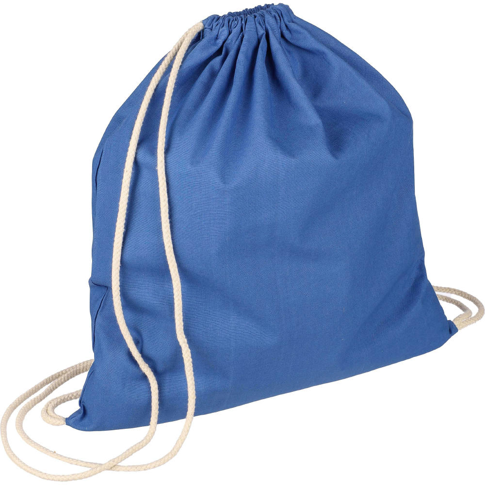 Kordelzug-Rucksack aus Öko-Baumwolle (140 g/m2) Bridget Werbeartikel