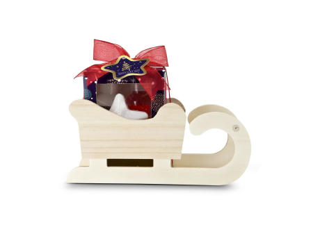 Wellness-Geschenkset: Großer Winter-Schlitten Werbeartikel