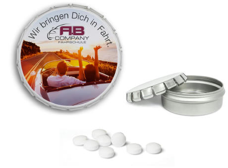 50 g - Traubenzuckertabletten - blank - 4c Euroskala