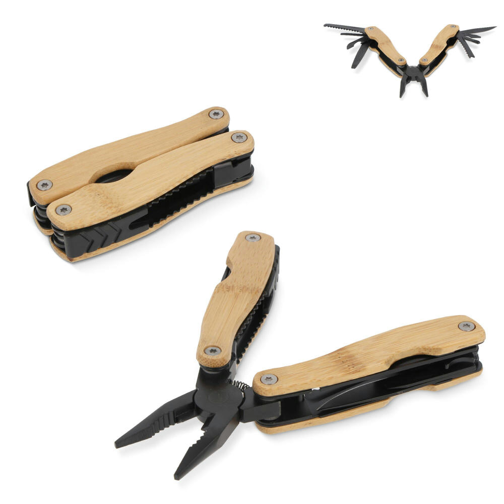 Multi-Tool-Bambus 8 Funktionen Werbeartikel