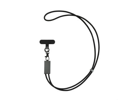 Terra 60Wduales Ladekabel aus RCS recyceltem PET mit Lanyard Werbeartikel