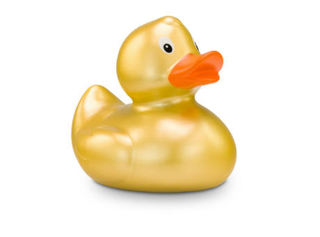 Werbeente Goldmarie, ca. 8 cm Werbeartikel