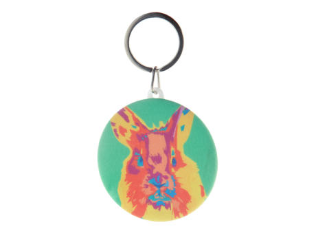 Button-Schlüsselanhänger  KeyBadge RPET Maxi bedrucken