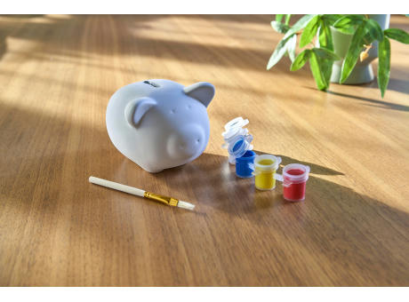 Sparschwein aus Gips Monika Werbeartikel