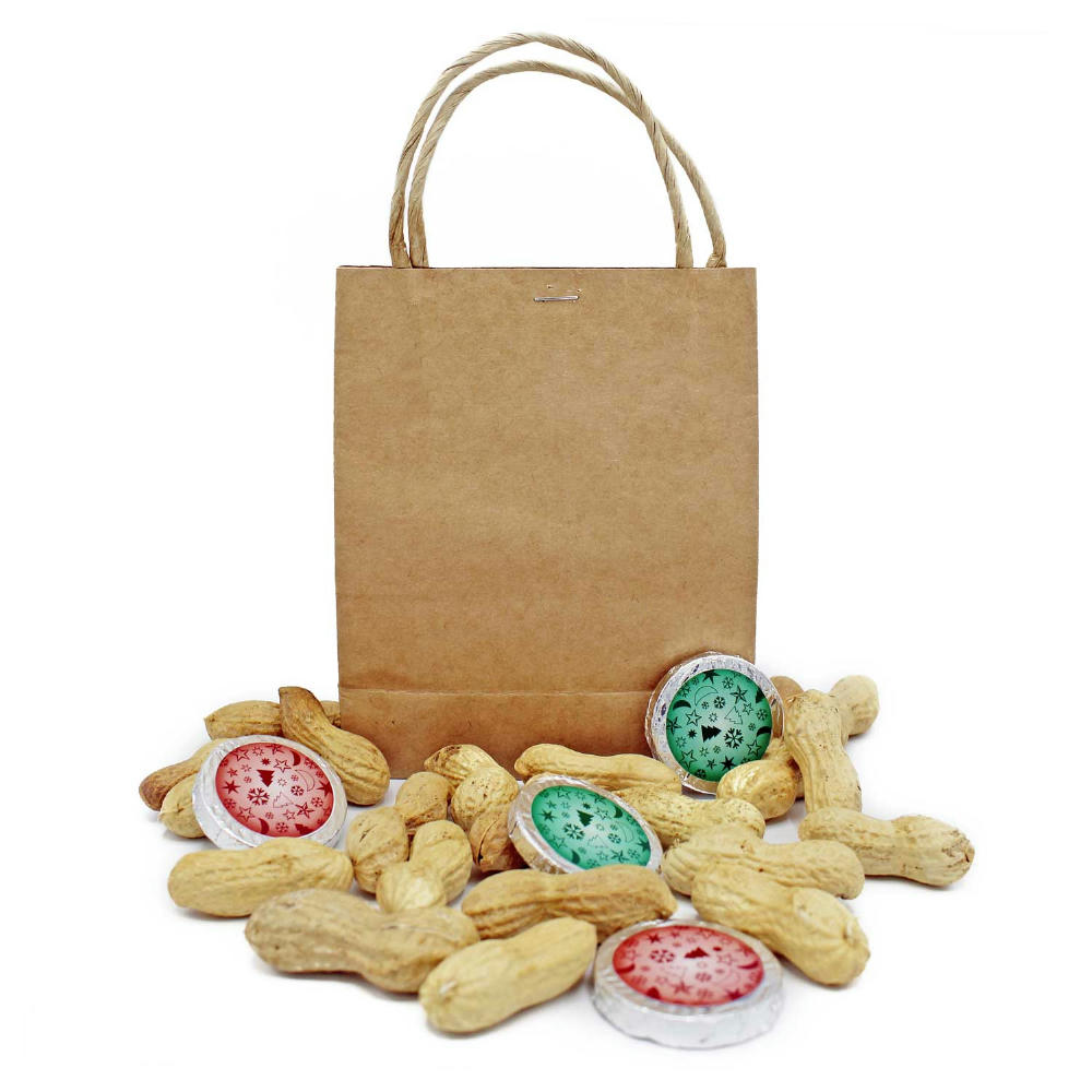 Product image Nikolaustüte Schoko-Nuss, neutral Werbeartikel