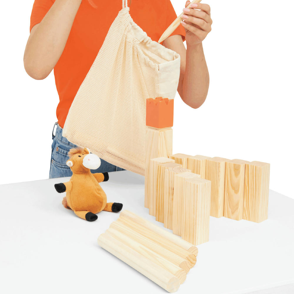 KUBB - Wikinger Wurfspiel Werbeartikel