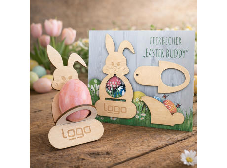 Product image Eierbecher "Easter Buddy" Budget (FSC® zertifiziert) Werbeartikel