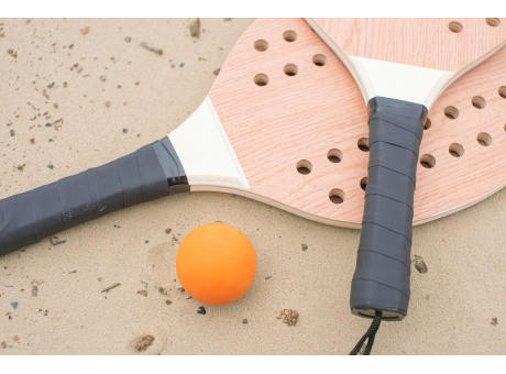 Tennisset aus Rosenholz Sergio Werbeartikel