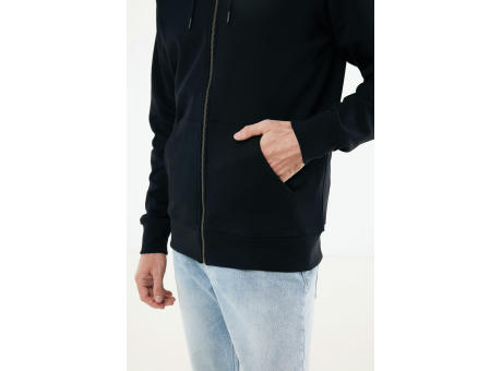 IQONIQ Abisko Zip-Kapuzenpullover aus recycelter Baumwolle Werbeartikel