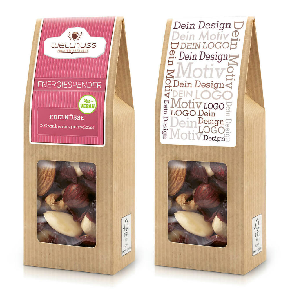 Product image Cranberries und Edelnüsse in der Faltschachtel Werbeartikel